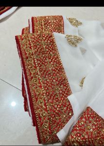 navratri heavy bengoli georgette saree with blause