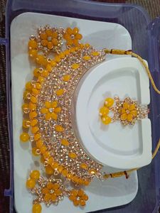 Yellow Stone Jewelry Set