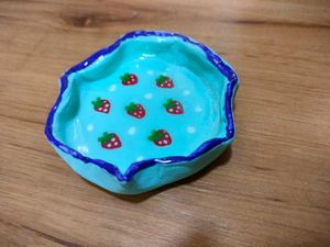 Cute Strawberry Trinket Dish
