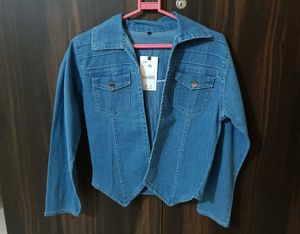 Classic Blue Denim Jacket for Women(brand new)