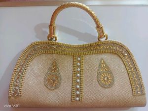 Golden Wedding Bag