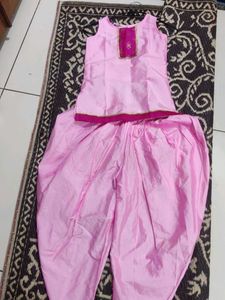 Pink patiyala Kurta with Dhoti Pants💕