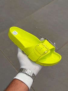Birkenstock Bright Yellow Comfort Slides