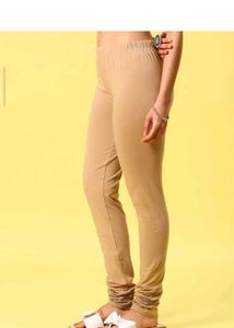 121.Comfortable Beige Ethnic Leggings