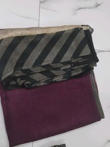 Saree   Blouse Readymade And Very Soft Sare