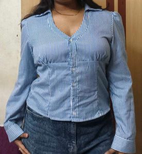 Strips Tie Shirt