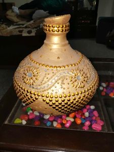 Decorative Golden Vase