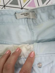 Light Blue Denim Shorts