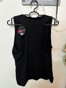 Black Racerback Tank Top