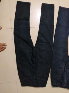 Stylish Dark Wash Denim Jeans - Set of 2