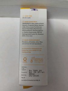 Plum thinkDERMA Alpha Arbutin Face Serum