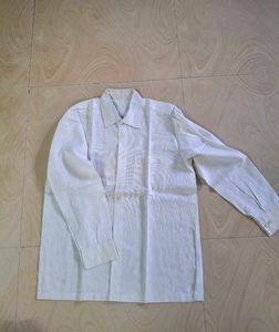 plain white formal shirt