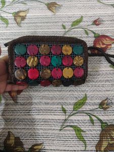 Boho Beaded Clutch Bag