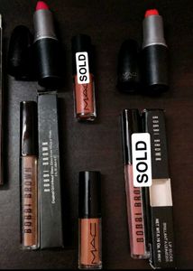 ALL mac & Bobbi Brown Lipsticks & Glosses
