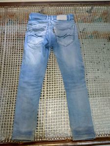 Light Wash Blue Denim Jeans