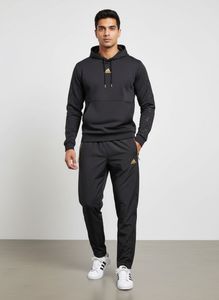 Adidas Black Track with Gold Detailing