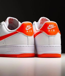 Nike Air Force 1 White Orange