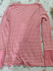 Striped Long Sleeve Y2K inspired Top