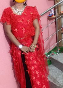 Stunning Red saree Choli