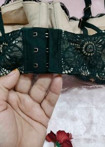 Elegant Black Lace Bra