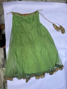 Beautiful Green Lehenga Skirt
