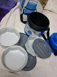 Haans Blue Lunch Break Tiffin Carrier
