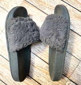 Grey Fuzzy Slides