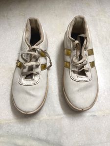 Off white Striped Sneakers