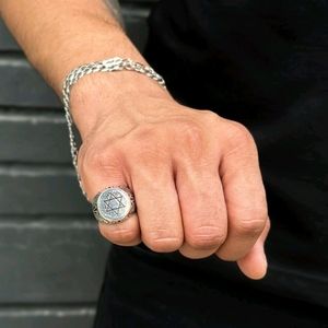 Illuminati Silver Men's 925 Ring