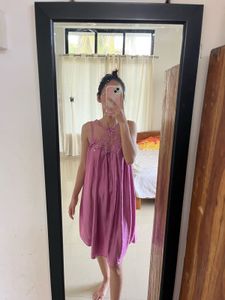 Sweet Pink Slip Dress