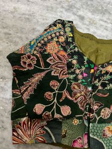 Embroidered Patchwork Blouse