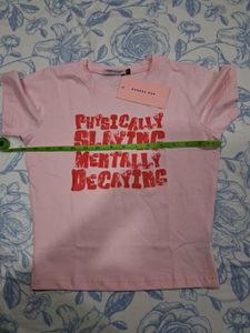 Graphic Print Cropped T-Shirt