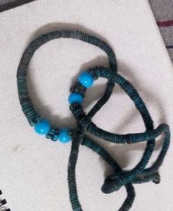 Beaded Blue Necklace