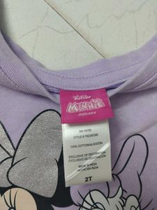 Cute Minnie Mouse Purple Pajama Set