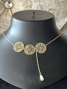 Gold Filigree Necklace