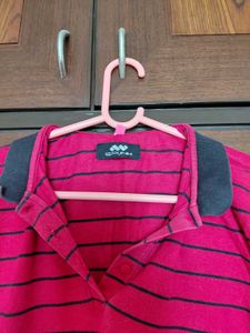 Striped Red Polo T-Shirt