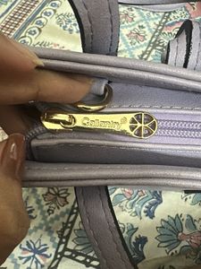 Chic Lavender Top Handle Bag