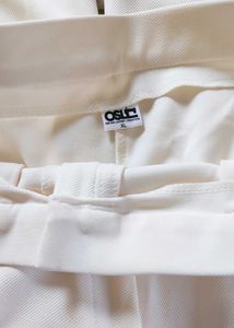 Classic White Wide-Leg Pants