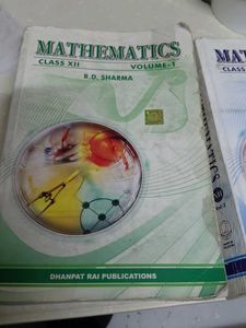 R.D. Sharma Mathematics Class XII Vol 1