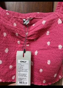 Only Pink Crop Top