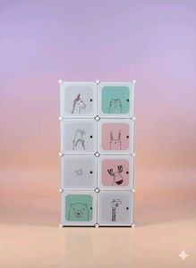 Kids' Animal Storage Cube Plastic