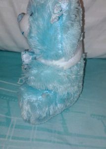 Adorable Blue Teddy Bear