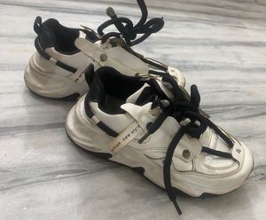 Chunky White Sneakers