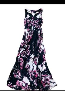 Sleeveless Floral Maxi Dress