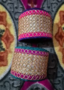 Embroidered Border Lace
