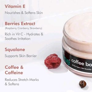 MCaffeine Coffee Body Yogurt with berries