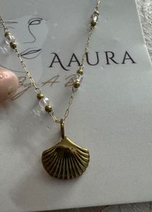 Delicate Gold Shell Necklace