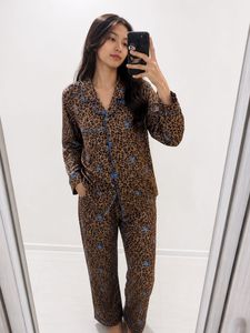 Leopard Print Pajama Set
