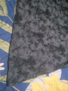 Casual Grey Tie-Dye Dress