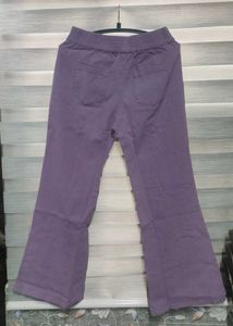 Purple Flared Pants